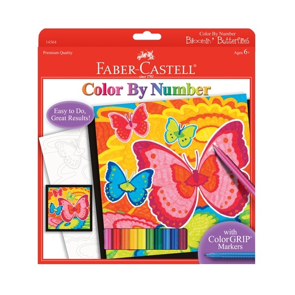 Faber-Castell Color by Number Bloomin' Butterflies