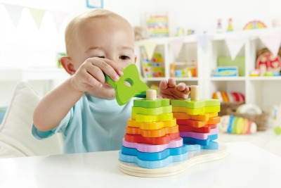 Hape Double Rainbow Stacker