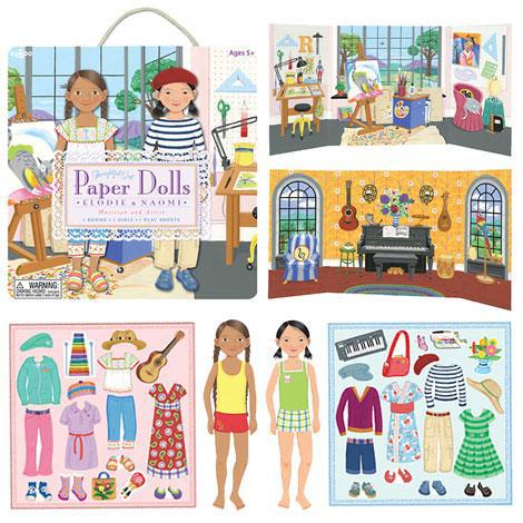 eeBoo Paper Dolls - Musician & Artist