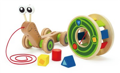 Hape Toys Walk Along Snail