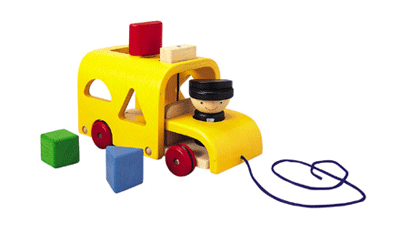 PlanToys Sorting Bus